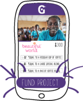 Use your dollars to fund a tangible project